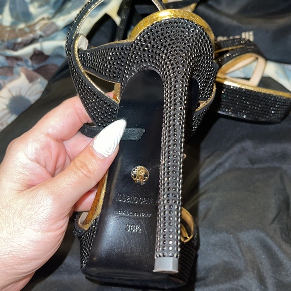 Roberto Cavalli Embellished Sandals - Picture 9 of 12